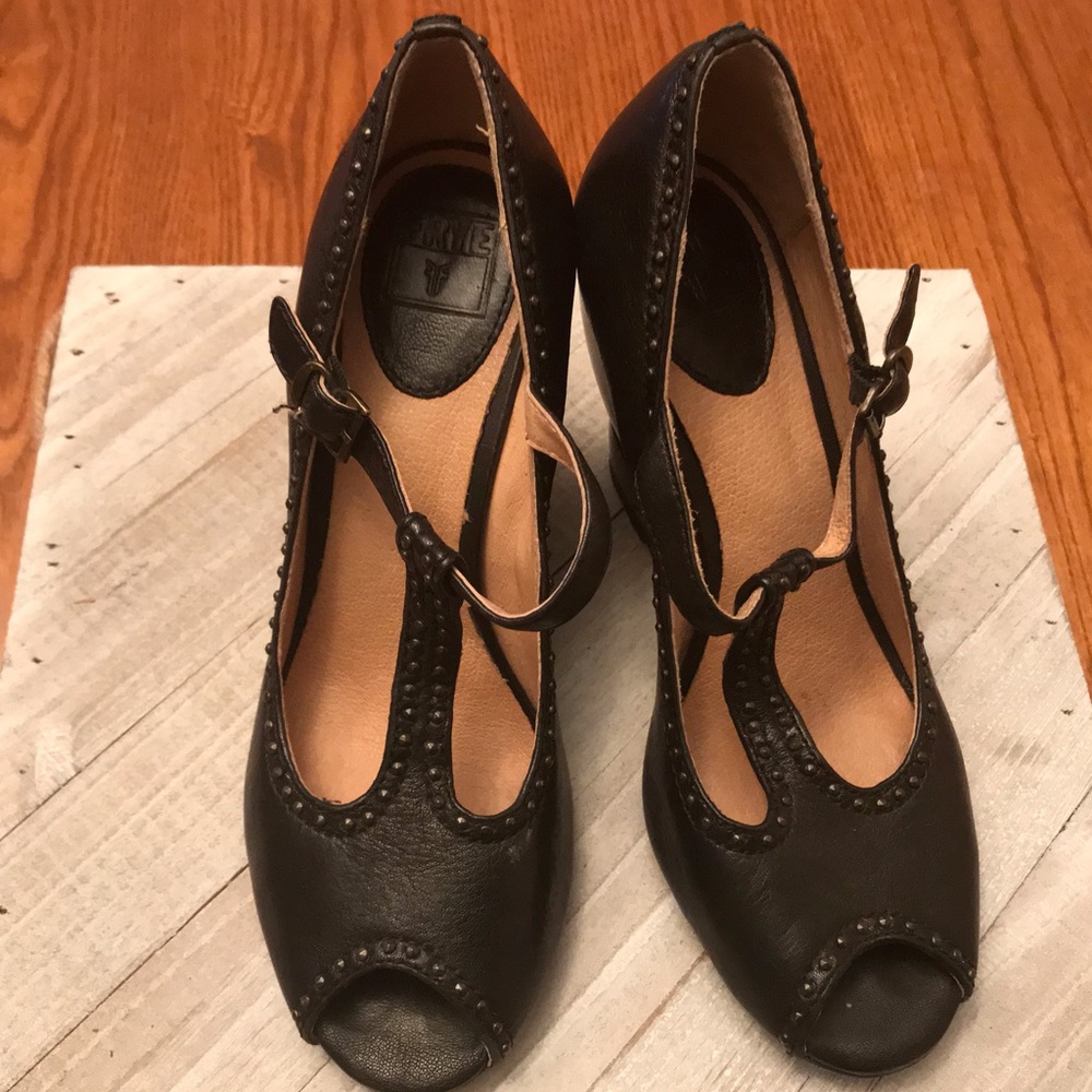 Frye wedge sandals